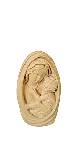 Nossa Senhora Clássica - 10 cm - Natural.
