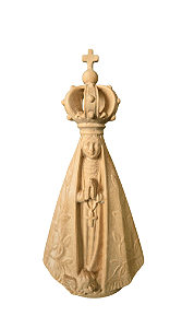 Nossa Senhora Aparecida Estilizada 15 cm Natural.
