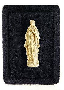 Nossa Senhora de Lourdes Mini - 7,2 cm - Natural
