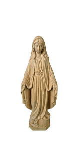 Nossa Senhora Das Graças - 15 cm - Natural.