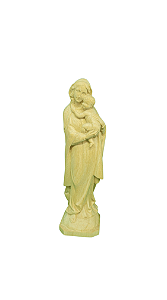 Nossa Senhora Tradicional - 12 cm - Natural.