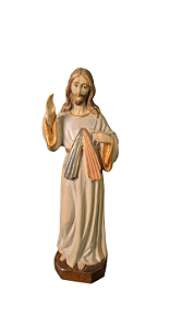 Jesus Misericordioso 15 cm - Colorido.