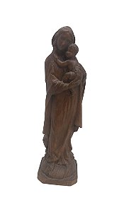 Nossa Senhora Tradicional - 12 cm - escurecida