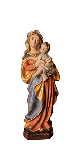 Nossa Senhora Barroca - 30 cm - Colorido.