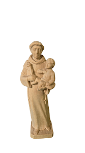 Santo Antônio com Menino - 15 cm - Natural.