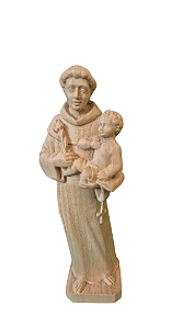 Santo Antônio com Menino  - 15 cm  - Natural.