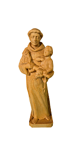Santo Antônio com Menino - 15 cm - Encerado.