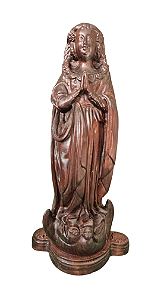 Nossa Senhora Aparecida Facsimile - 38 cm - Escurecida