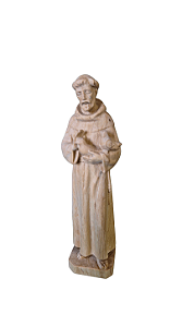 São Francisco Com Pombas - 14,25 cm - Natural.