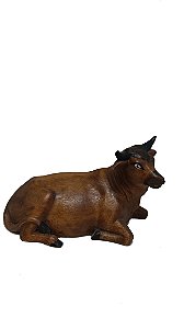 Vaca - 12 cm - Tons de Marrom