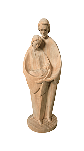 Sagrada Família - 20 cm - com Natural.