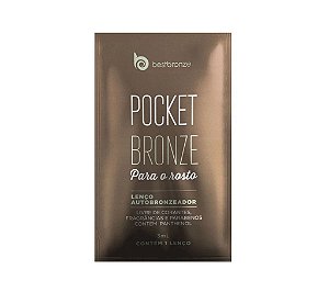 Best Bronze Pocket Bronze Lenço Autobronzeador Para o Rosto Contém 1 Sachês 3ml