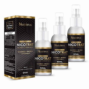 NicoTrat Tratamento Completo Anti Tabaco 60ml 3 Unidades