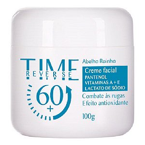 Time Reverse Creme Facial Rejuvenescedor 60 Anos 100g Abelha Rainha