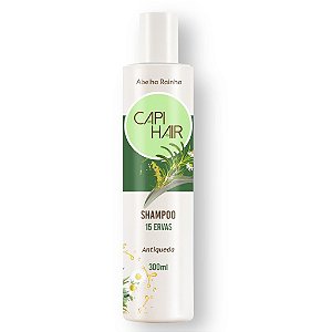Capi Hair Shampoo Antiqueda 15 Ervas 300ml Abelha Rainha