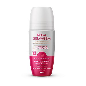 Desodorante Rosa Selvagem 85ml Proteção e Clareamento