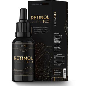 Retinol 8 em 1 Suplemento Alimentar Líquido 30ml
