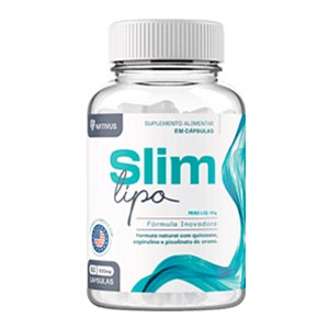 Slim Lipo Suplemento Alimentar Com 60 Cápsulas 500mg