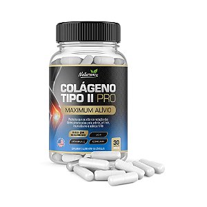 Colágeno Tipo 2 Naturance Pro Maximum Alívio 30 Cápsulas 600Mg Fim das Dores Articulares