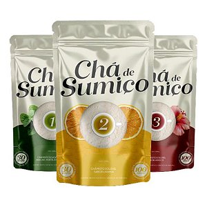 Kit Chá de Sumiço Detox, Tira Líquido e Seca Barriga 150g Cada