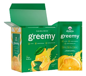 Greemy Dreams Bebida Detox Intestinal 14 sachês Limão Siciliano