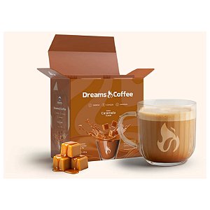 Dreams Coffee Em Pó Com 15 Sachês 105g Termogênico Sabor Caramelo Suave