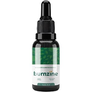 Burnzine Suplemento Alimentar Líquido 30ml Sabor Laranja