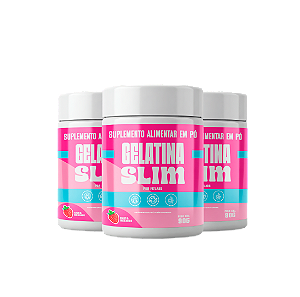 GELATINA SLIM - KIT 2 POTES + 1 GRÁTIS - ORIGINAL