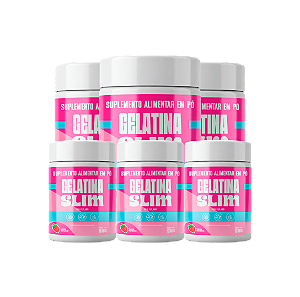 GELATINA SLIM - KIT 3 POTES + 3 GRÁTIS - ORIGINAL