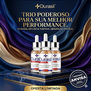 Durasil Sérum Íntimo Masculino 30ml - 3 FRASCOS