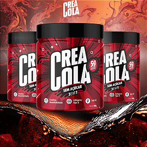 CREACOLA Creatina 3 em 1 (+q10 + colágeno II) - 3 UNIDADES