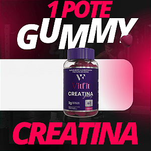 Vitfit Creatina Gummy 1 Pote C/ 60