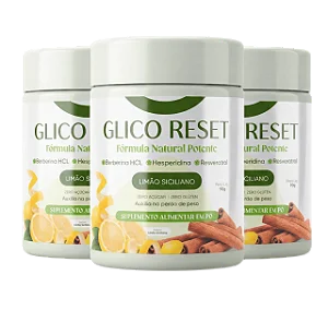 GLICO RESET - 3 POTE - GLICOSE E DIABETES