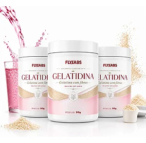 GELATIDINA - 3 POTES - REGULA INTESTINO