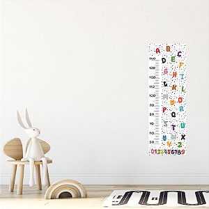 RÉGUA MEDIDOR ALTURA INFANTIL CARROS