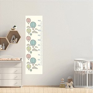RÉGUA MEDIDORA  INFANTIL BALÕES