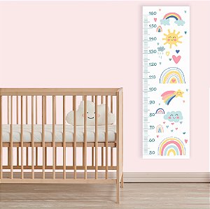 Régua de Crescimento Céu Colorido