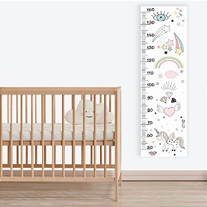 Régua de Crescimento Unicórnio Espacial