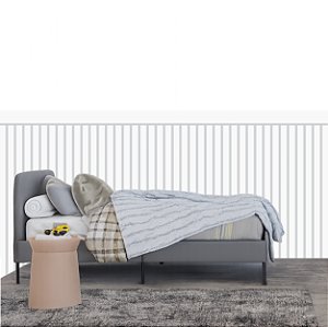 Adesivo Ripado Fino Cinza