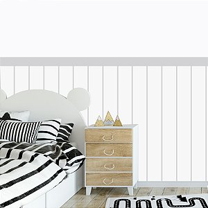 Adesivo Ripado Largo Cinza