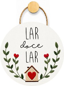 Plaquinha Decorativa MDF - Lar doce Lar