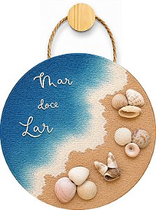 Plaquinha Decorativa MDF - Mar doce Mar