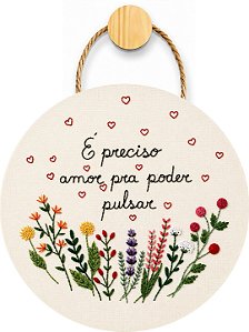 Plaquinha Decorativa MDF - É preciso Amor!