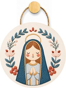 Plaquinha Decorativa MDF - Santinha