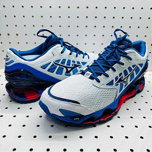 Tênis Mizuno Wave Prophecy 9 - Branco+Azul