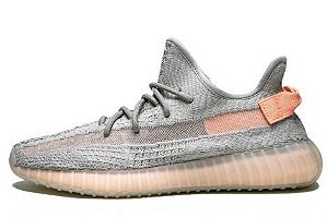 Tênis Yeezy Boost 350 V2- Cinza com Rosé