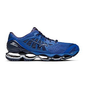 Tênis Mizuno Wave Prophecy 9 Masculino - Azul e Cinza (Unissex)