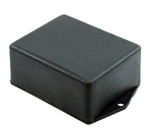 Caixa Plastica Patola Pb060 Com Abas - Preta