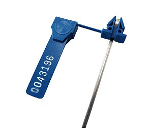 Lacre ancora com fita de aço para botão do anjo da guarda - 18cm x 2mm - 25 peças