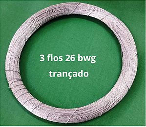 Arame Para Lacre Ancora - 3 fios x26 bwg - Galvanizado - Rolo C/ 1 Kg
